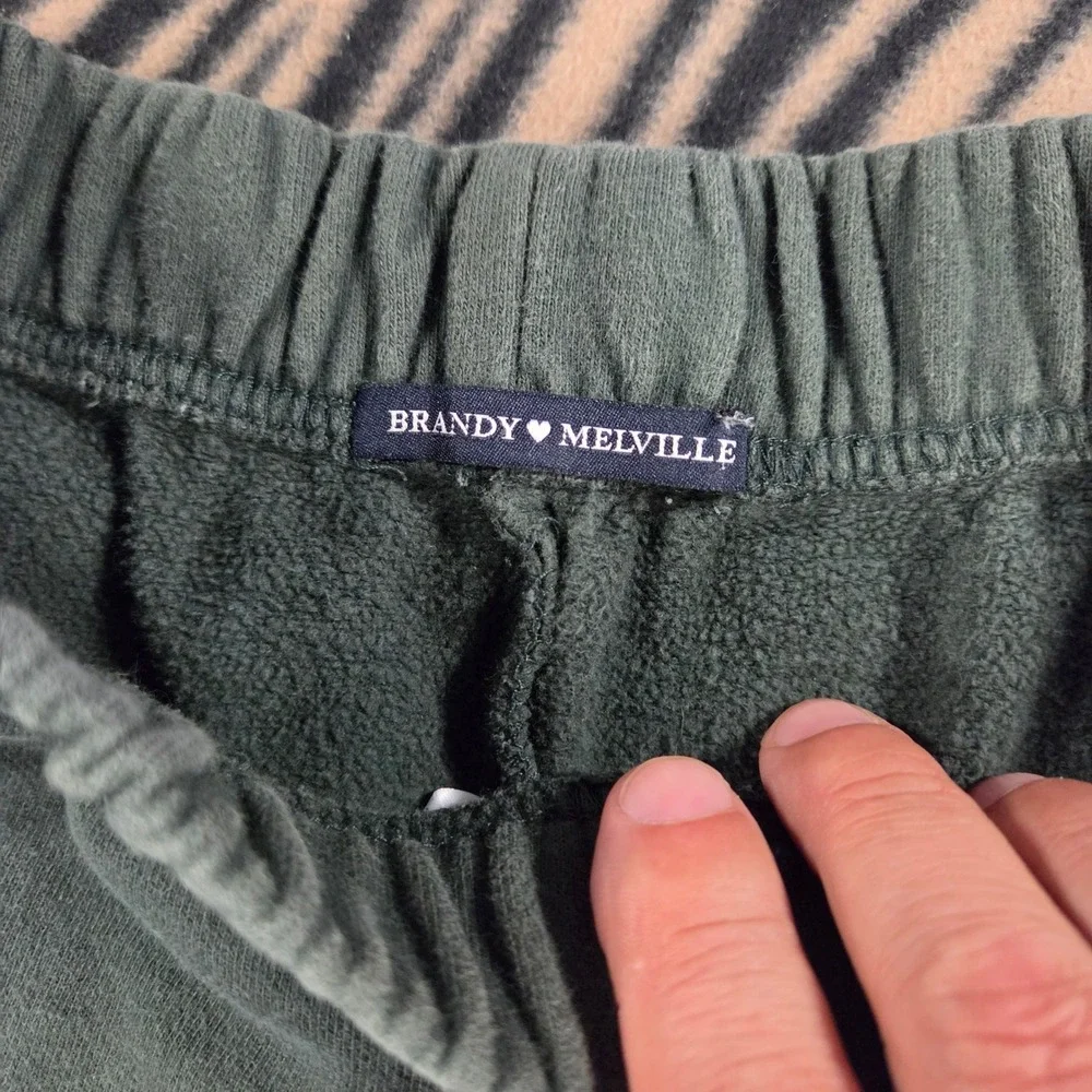 Brandy Melville East Hampton New York Shorts Green Y2K Preppy Loungewear